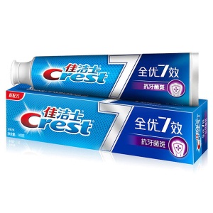 佳洁士(Crest) 健康专家 全优7效牙膏140g×2+全优7效牙刷×2 组合装（新老包装随机发送）