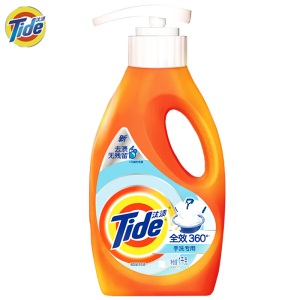 汰渍 Tide 洁净除菌洗衣液（手洗专用）1kg/瓶 （新旧香型随机发货）