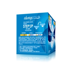 护舒宝Always欧美进口液体卫生巾日用240mm 18片未来感极护