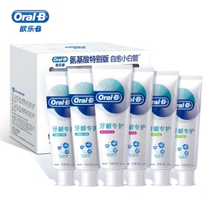 欧乐B(OralB) 牙龈专护牙膏抗牙龈出血清新口气6支超值装JOY定制装（新老包装随机发货）