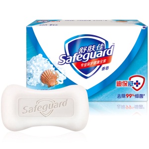 舒肤佳香皂海盐天然洁净125g 温和洁净 天然植物皂基 抑菌99.9%