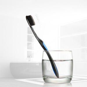 黑人（DARLIE）炭丝深洁（标准刷头）牙刷4支 软毛牙刷 减少牙菌斑 清新口气 纳米炭刷毛