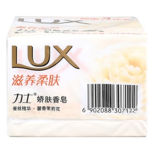 力士(LUX)娇肤香皂三块装 滋养柔肤115gx3(新老包装随机发放)