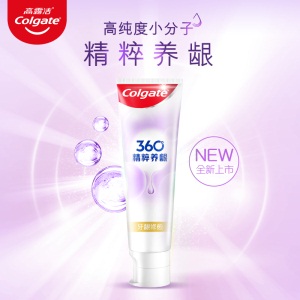 高露洁（Colgate）360°精粹养龈 小分子牙膏 牙龈修愈 高纯度小分子精粹180g