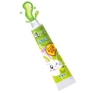 黑人（DARLIE）宝贝兔儿童牙膏40g（苹果味） 有效防蛀 温和洁净 含钙配方