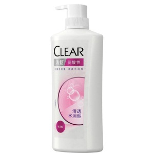 清扬(CLEAR)女生去屑洗发水 弱酸性 清透水润型720g  （5.5小粉瓶）