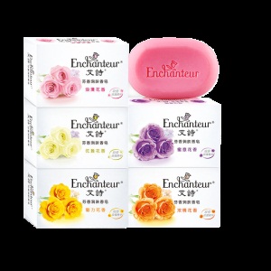 艾诗（Enchanteur）花香皂洁面沐浴肥皂男女滋润 5块装（5种花香各1块）