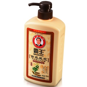 霸王何首乌洗发水首乌黑亮洗发露750ml（乌黑柔顺植物洗头水 洗头膏男女士通用)