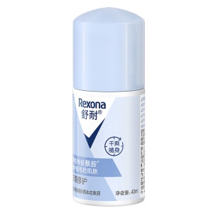 舒耐 REXONA 爽身柔肤香体走珠液 舒爽修护 40ml 每日干爽 修护受损肌 清新蓝风铃