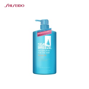 日本进口 资生堂Shiseido sea breeze超值洗护套装600ml*3 清爽去屑控油洗发水护发素滋养洁净顺柔