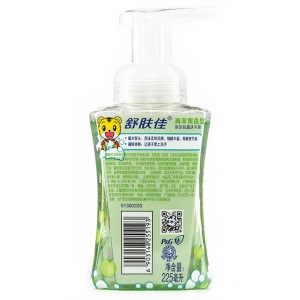 舒肤佳泡沫儿童洗手液巧虎青苹果香225ml 爸爸去哪儿同款 (抑菌99.9% pH温和 健康抑菌)