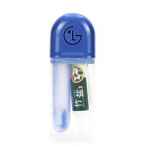 LG竹盐  多彩便携旅行套装（精研卓效牙膏30g+便携软毛牙刷）多彩便携 时尚轻巧（四种颜色随机发放）