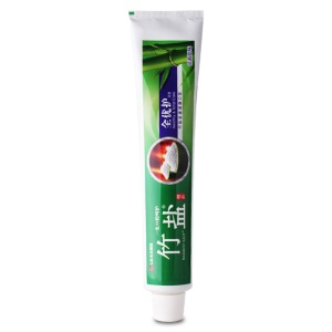 LG竹盐 全优护牙膏220g（清新原味）精炼竹盐成分 减轻牙渍 多效护理 护龈洁齿