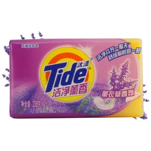 汰渍 Tide 洁净薰香洗衣皂（薰衣草香）238g*2 肥皂