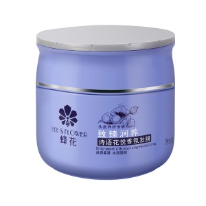 蜂花（BEE&FLOWER）诗语花悦香氛发膜 改善干枯毛躁柔顺补水保湿 丝质柔滑 水润强韧焗油膏（致臻润养）190g