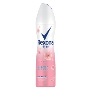 舒耐(REXONA)爽身香体止汗喷雾 女士  樱香亮肤150ml （腋下持久干爽）(新老包装随机发货)