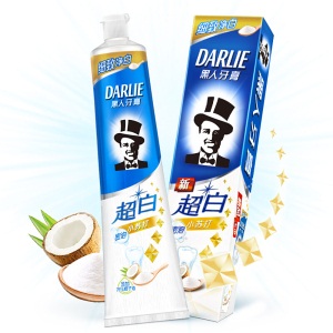 黑人（DARLIE）柔丝护龈牙刷4支+黑人牙膏40g*2+牙线12支*2