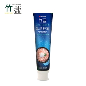 LG竹盐牙膏  盐续深海珍萃护龈130g 3重保护 温润护龈 深海能量 清新口气 呵护牙龈
