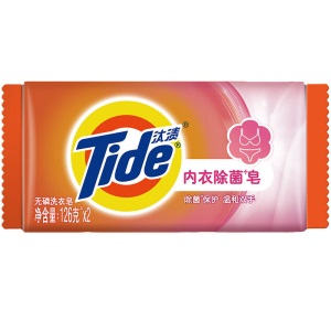 汰渍 Tide 内衣皂126g*2 除菌抑菌 内裤专用 洗衣皂 肥皂