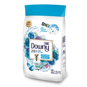 当妮 Downy 2合1洁净柔顺洗衣粉 洗衣香水（淡雅罗兰）2.25千克 洁净留香 不加柔顺剂也能柔顺 持久留香