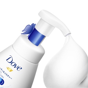 多芬(Dove)润泽水嫩 慕斯泡泡 洗面奶160ml*2 （日本进口 氨基酸洁面 保湿补水）