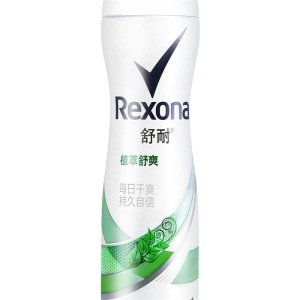 舒耐(REXONA)爽身香体止汗喷雾 女士 植萃舒爽 150ml （腋下持久干爽）