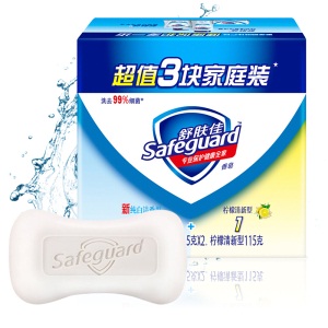 舒肤佳香皂混合三块促销装（纯白115gX2+柠檬115g）（温和洁净 新老包装随机发货）