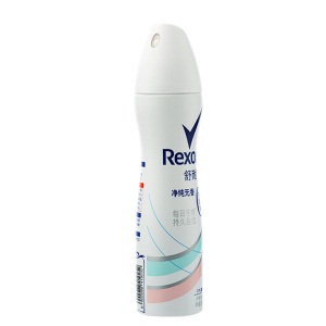 舒耐(REXONA)爽身香体止汗喷雾 净纯无香150ml （腋下持久干爽）