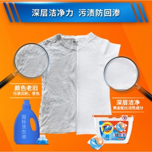 汰渍 Tide 张艺兴彩盒装 深层洁净洗衣凝珠 19颗X2盒 洗衣球 护色防串色不怕洗