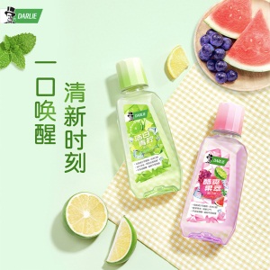 黑人（DARLIE）洁白青柠漱口水500ml