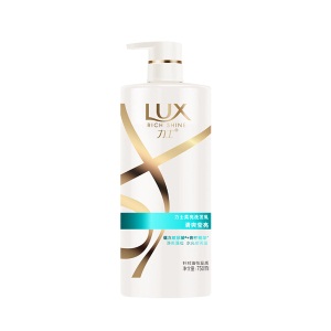 力士(LUX)洗发乳 清爽莹亮柔亮 750ml（洗发水）（无硅油）（新老包装随机发货）