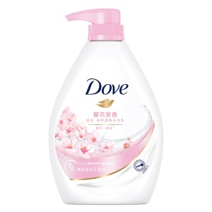 多芬（Dove）沐浴露套装 樱花甜香730g+清透水润730g+送樱花甜香补充装400g