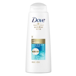 多芬(Dove)洗发水 多效清爽净护 氨基酸去屑洗发乳400ml