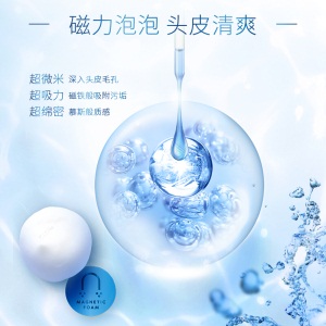 海飞丝洗发水深层洁净400ml 持久去屑清爽保湿