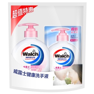威露士（Walch）健康抑菌洗手液(倍护滋润)525ml送倍护滋润洗手液250ml