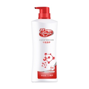 卫宝(Lifebuoy)先进健肤沐浴露 十效多护720ml(10倍健康保护 沐浴乳)