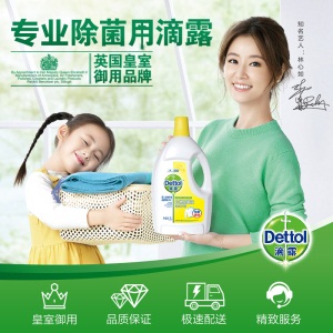 滴露 Dettol 衣物除菌液 经典松木3L 高效除菌除螨 消毒液 孕妇儿童内衣内裤一起洗