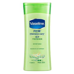 凡士林(Vaseline)润肤露 倍护 芦荟舒缓 200ml（身体乳/润体乳）(新老包装随机发货)