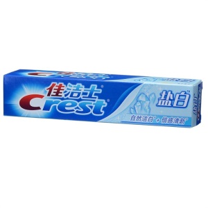 佳洁士(Crest) 盐白牙膏(清凉薄荷香型)90g(天然盐 洁白牙齿 防蛀)（新旧包装随机发货）