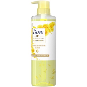 多芬(DOVE)洗发水 金盏花香 植萃 柔亮盈润菁油型洗发露470ml(无硅油)