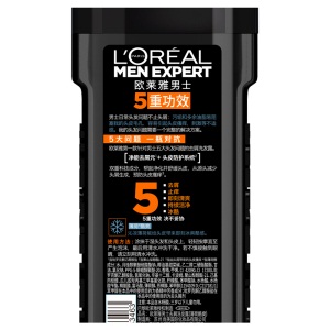 欧莱雅 （LOREAL）男士去屑洗发露(薄荷酷爽)400ml（新老包装随机发货）