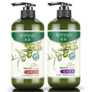 亮荘（Répand） 洗发套装（橄榄去屑止痒清爽控油洗发露750g+ 橄榄滋润柔顺洗发水750g）
