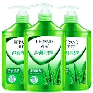 亮荘（Répand）润肤清洁洗手液温和不伤肤 芦荟洗手液500g*3
