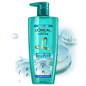 欧莱雅（LOREAL）透明质酸水润去屑洗发露(倍爽）（无硅油）700ml（新老包装随机发货）