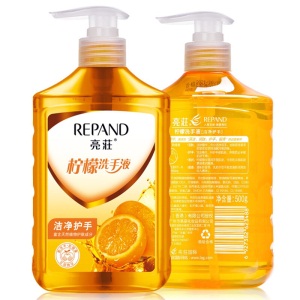 亮荘（Répand）温和清洁润肤护肤洗手液 柠檬洗手液500g