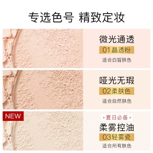 卡姿兰（Carslan）蜗牛气垫调控蜜粉（克林姆特限量版）01#晶透粉 10g （散粉定妆粉 持久控油 遮瑕不脱妆）