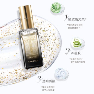 卡姿兰（Carslan）滤镜无瑕明星套装#01亮肤色（粉底液14.5g+妆前露35g）遮瑕保湿 控油持久 黑金气垫BB霜