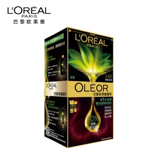 欧莱雅（LOREAL）臻萃植物精华油染发霜 3.60 胡桃豆棕（天然植萃 无氨遮白 花香型）