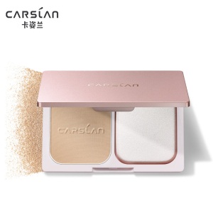 卡姿兰(Carslan)恒丽透明粉饼（第3代）01#玉瓷色 9g（定妆修容 服帖 控油 遮瑕 保湿）