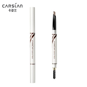 卡姿兰（Carslan）大眼睛俏眉精致眉笔（防水防汗 砍刀眉笔 送替换装）1#浅棕色 0.25g*2